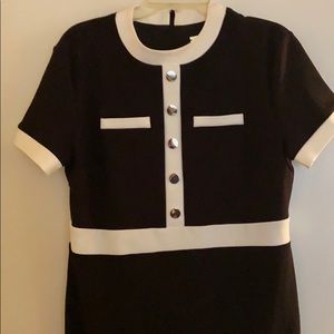 Black and white dress